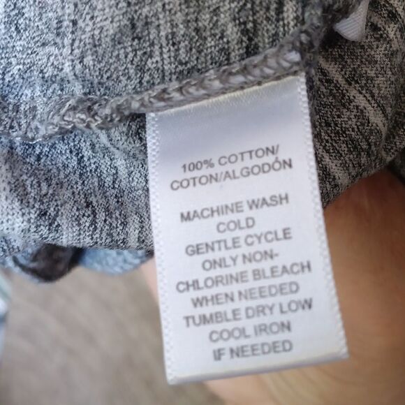 LOFT Heathered Gray Knit Mini Dress - Picture 3 of 4